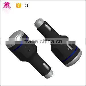 Metal and ABS Mixed Body Razor and LED Harmmer USB Charger in Car for Phone and Laptop thumbnail-2