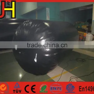 H=2.5m Floating Black Inflatable Tube , Inflatable Water Buoy For Sale thumbnail-4