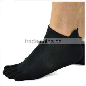 Hot Sale 5 Pairs New Young Men's Tube Socks Pure Cotton Sport Baseball Five Finger Socks Toe Socks Bulk thumbnail-5
