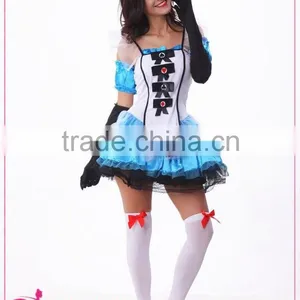 Wholesale Ladies Halloween Costumes Alice in Wonderland Fairytale Fancy Dress Costumes thumbnail-3
