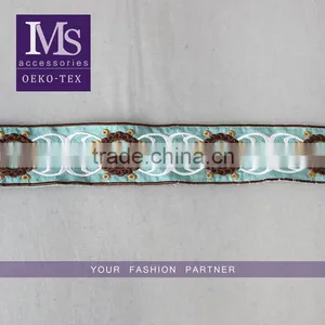 New Arrival 6cm Width Gorgeous Ethnic Lace Trim Embroidery for Garment thumbnail-1