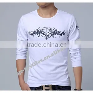 Printed Round-neck Men's Long Sleeve T-shirts thumbnail-3