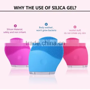 New Skinyang Silicone Facial Cleanser Brush, Face Cleaning Brush, Ultrasonic Silicone Facial Massager thumbnail-1