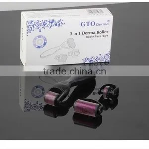 Face Roller 180/600/1200 Titanium Needles Derma Roller 3 IN 1 thumbnail-2