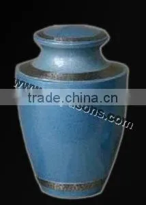 Fancy Handcrafts Metal Urns for Decorations | Floor Standing Colouredfull Urns thumbnail-1