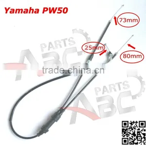Dirt Bike Pit Bike PW50 PY50 Throttle Cable Assy For Yamaha Bike 1981-2002 thumbnail-1
