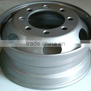 Silver Tube Steel Truck Wheel/Rim,Light Truck Wheel 6.00-16 thumbnail-1