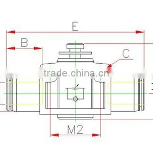 Tube Fitting, Union StraightHPA ,compact One -touch Tube Fitting , Push in Tube Fitting thumbnail-2