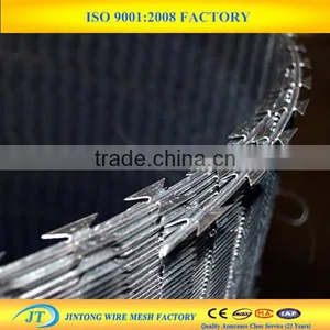 Security Cross Concertina Razor Barbed Wire ,razor Wire Coils thumbnail-1