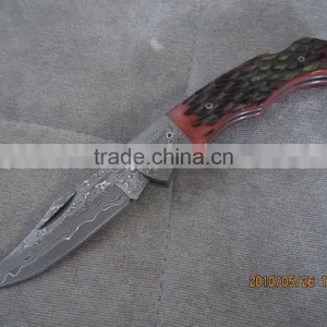 Damascus Knife Survetement Pocket Knife thumbnail-2