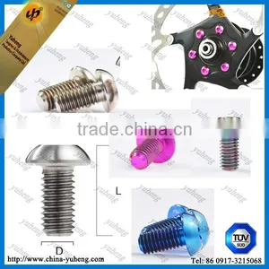 OEM Customized Gr1,Gr2,Gr5 Color Titanium Screws for Bicycle ,motocycle,car thumbnail-3