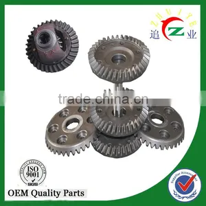 Factory Noise Free Crown Wheel Pinion for Motorcycle Rickshaws thumbnail-1
