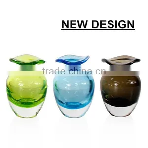 Home Air Freshener and Decoration Wholesale Aroma Reed Diffuser/Glass Reed Diffuser thumbnail-1