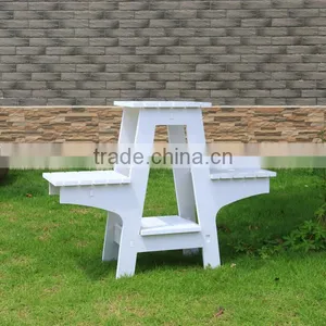 Wholesale New Design Wedding Decoration Removable Wood Plastic Composites Flower Pot thumbnail-5