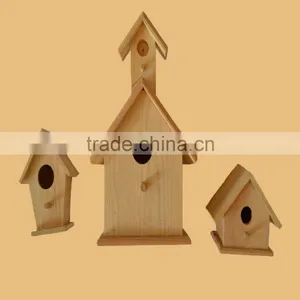 Desktop Decorative Small Wooden Bird Houses Nest thumbnail-6