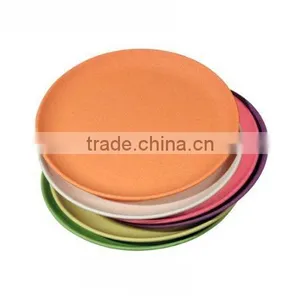 The Factory Hot Selling Natural Bamboo Fiber Plates and Dishes thumbnail-4