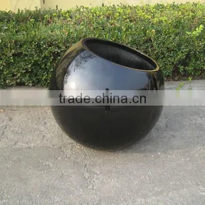 FO-299 Oval Stylish Fiberglass Planter thumbnail-2