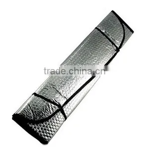 Cheap Wholesale Custom Printed Car Sunshade Portable Aluminum Car Windshield Sun Shade thumbnail-2