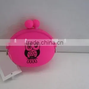 Owl Pattern Silicone Purse /Coin Purse thumbnail-1