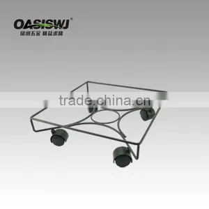 Home Removable Metal Flower Shelf Plant Trolley Wheel Flower Shelf thumbnail-6