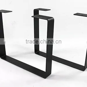 Online Sales Furniture Leg Type Antique Cast Iron Metal Table Base Black U Legs thumbnail-1