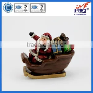 Resin Santa With Gifts Ornament for Home Decoration XMAS Resin Gifts thumbnail-1
