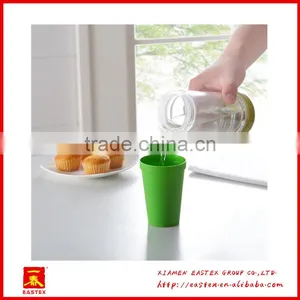 Hot Selling Plastic Colorful 7 Pieces Rainbow Cups Set thumbnail-2
