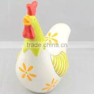 Wholesale Easter Ceramic Easter Figurine With Chicken Design thumbnail-1
