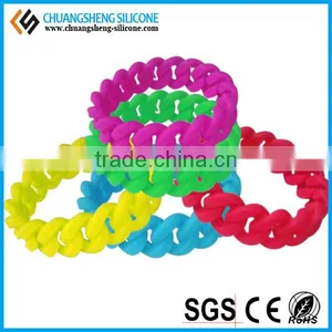 Twist Shape Silicone Fashion Wirstband, Sample Free Bracelet thumbnail-4