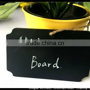 Wood Plant Name Tag With Hanging Rope thumbnail-1