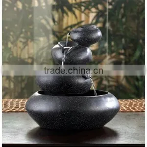 4-Tier Tabletop Water Fountain Decorative Sculpture thumbnail-1
