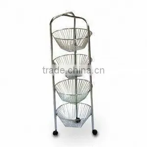 Metal Vegetable Fruit Holder 4 Tiers thumbnail-1