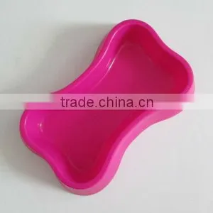 Bone Shape Cheap Plastic Pet Bowl/dog Bowl/cat Bowl thumbnail-1