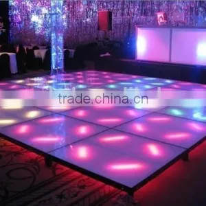 Disco Led Lighting Dance Floor, Garden Plastic Led Floor, Fashionable Show Led Floor thumbnail-2