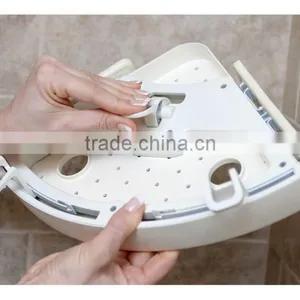 2016 New Arrival Wholesale on Plastic Shelf Bathroom Accessory Snapup Shelf thumbnail-3