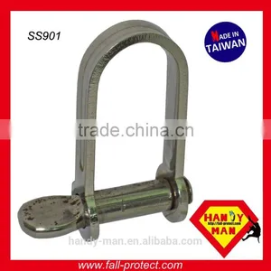 Stainless Steel 304 D Shaped Flat Shackle thumbnail-2