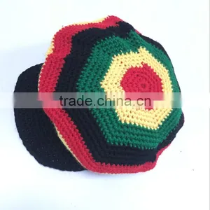 Hand Knit Custom Hat Printed Colorful Winter Knitted Hat thumbnail-1