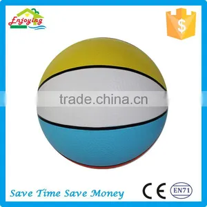 High Quality Enviromental Material Small Mini Kids Toys Rubber Pvc Basketball for Sale thumbnail-1
