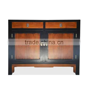 Buffet Console Oriental Japan Antique Mahogany Wood Furniture thumbnail-2