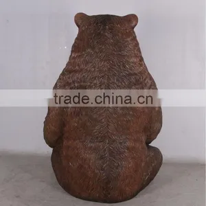 Sitting Grizzly Bear 9ft thumbnail-4