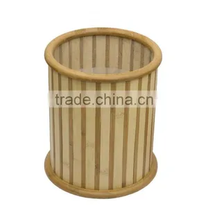 Bamboo Rubbish Bin #80001 thumbnail-1