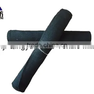 30cm*300cm Black Color Burlap Runner Sewn Edge on Small Rolls thumbnail-2