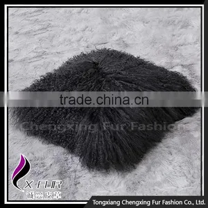 CX-D-04N New Design Large Sofa Mongolian Lamb Fur Cushions thumbnail-2