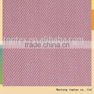 100% Cotton Plain Dyed Herringbone Garment Fabric thumbnail-1
