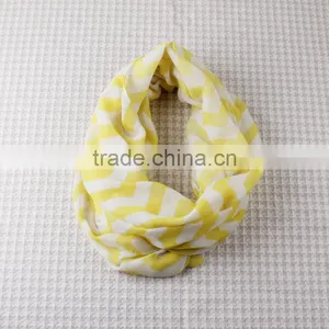 Yellow Chevron Petti Scarf Women Scarf With Chevron Pattern Petti Scarf thumbnail-1