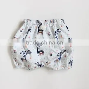 Newborn Baby Clothes Baby Leggings Wholesale Flower Print Shorts Girls Baby Boutique Bloomers thumbnail-3