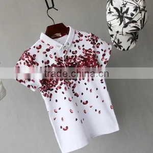 Zm35667a New Style Summer Printed Tops Boys Dress Shirts thumbnail-3