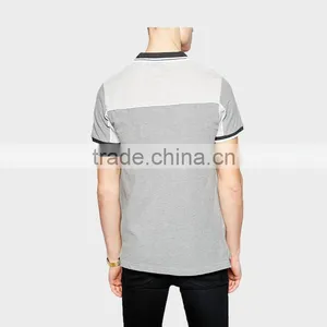 2015Men's Clothing Polo Shirt With Ribbon thumbnail-2