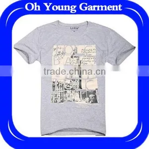 KOREAN STYLE SIMPLE O-NECK DESIGN DRY-FIT T-SHIRT FOR COOL MEN SHORT SLEEVE CHEAP GOOD QUALITY HOT SELL T-SHIRT MADE IN CHINA thumbnail-1