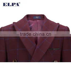 ELPA NXB0055 Fancy Burgundy Three Pieces Boy Suits for Show thumbnail-6